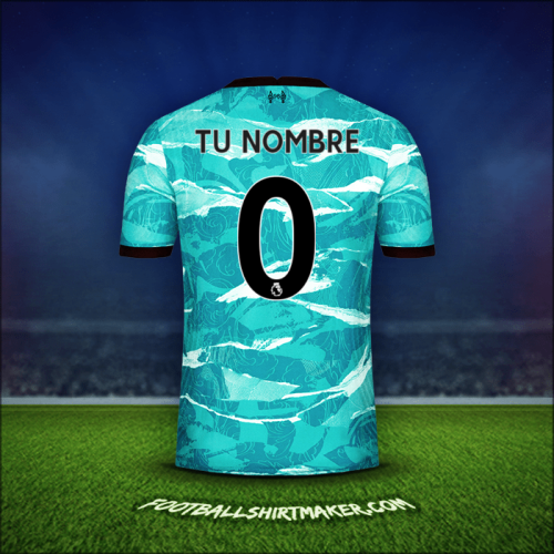 Jersey Liverpool FC 2020/21 Visita -  tu nombre - 0