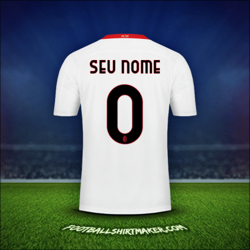 Camisa AC Milan 2020/21 Alternativa -  seu nome - 0