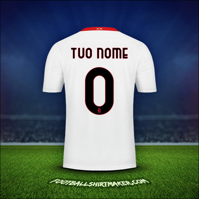 Maglia AC Milan 2020/21 Seconda -  tuo nome - 0