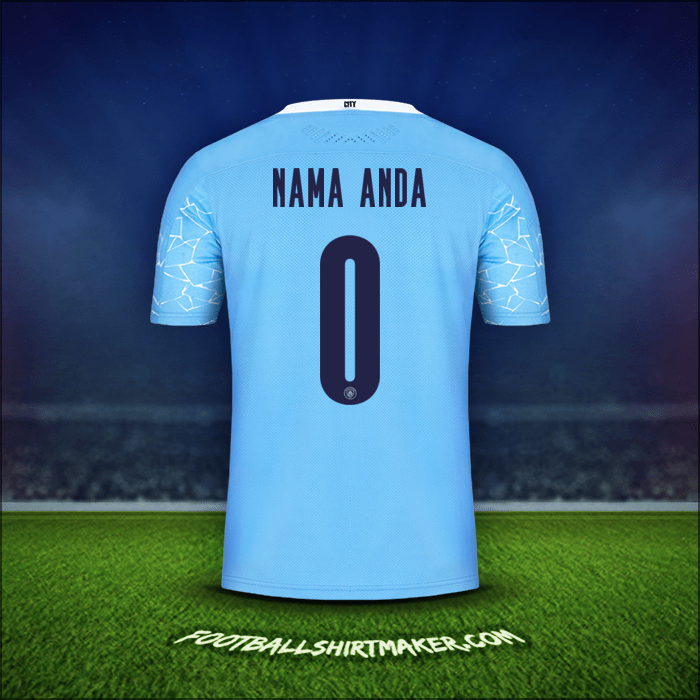 Jersey Manchester City Cup 2020/21 -  nama anda - 0