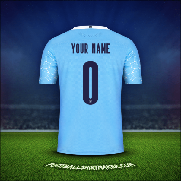 Jersey Manchester City Cup 2020/21 -  your name - 0