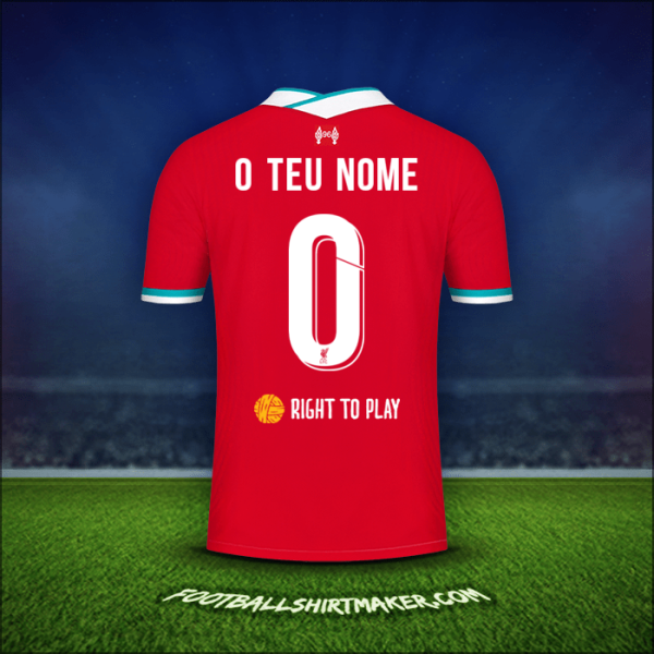 Camisola Liverpool FC Cup 2020/21 -  o teu nome - 0