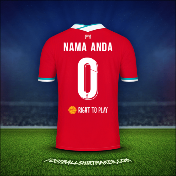 Jersey Liverpool FC Cup 2020/21 -  nama anda - 0