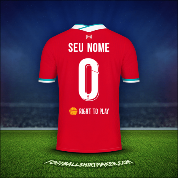 Camisa Liverpool FC Cup 2020/21 -  seu nome - 0