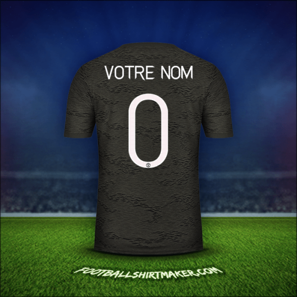 Maillot Manchester United Cup 2020/21 Extérieur -  votre nom - 0