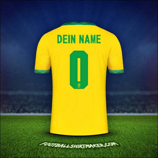 Trikot Brasilien 2020/21 -  dein name - 0