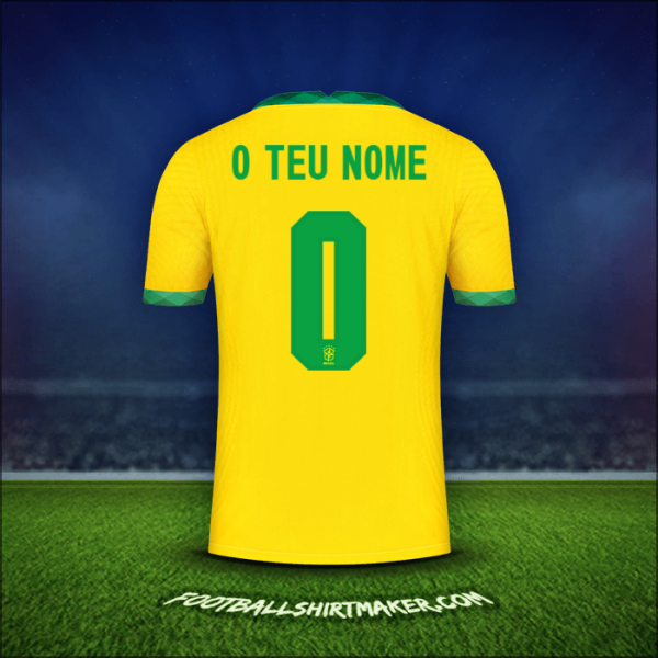 Camisola Brasil 2020/21 -  o teu nome - 0