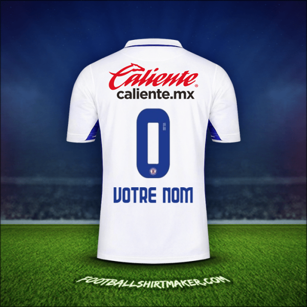 Maillot Cruz Azul 2020/21 Extérieur -  votre nom - 0