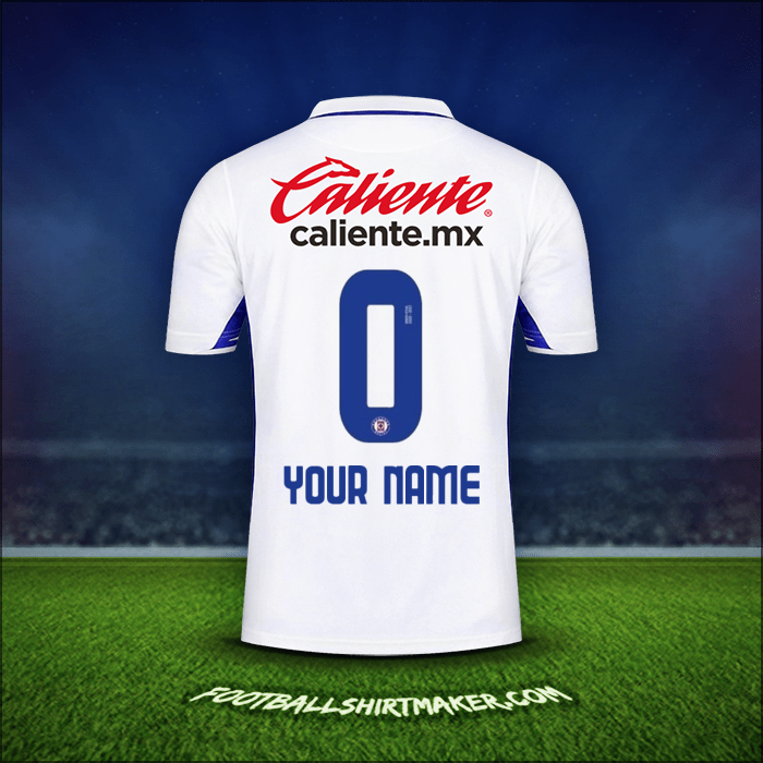 Shirt Cruz Azul 2020/21 Away -  your name - 0