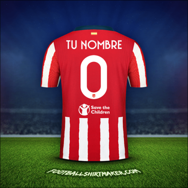 Camiseta Atletico Madrid Cup 2020/21 -  tu nombre - 0