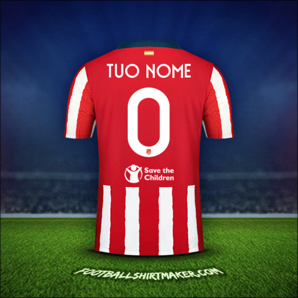 Maglia Atletico Madrid Cup 2020/21 -  tuo nome - 0