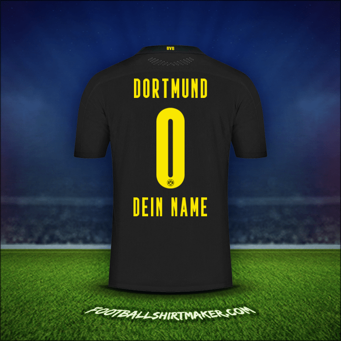 Trikot Borussia Dortmund 2020/21 Auswärts -  dein name - 0