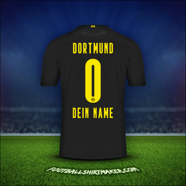 Trikot Borussia Dortmund 2020/21 Auswärts -  dein name - 0