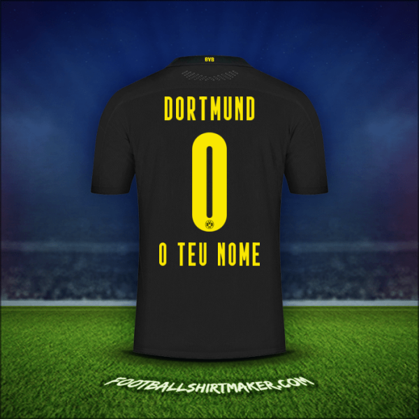 Camisola Borussia Dortmund 2020/21 Alternativa -  o teu nome - 0