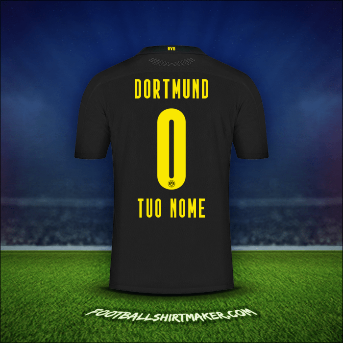 Maglia Borussia Dortmund 2020/21 Seconda -  tuo nome - 0