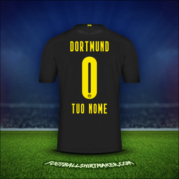 Maglia Borussia Dortmund 2020/21 Seconda -  tuo nome - 0