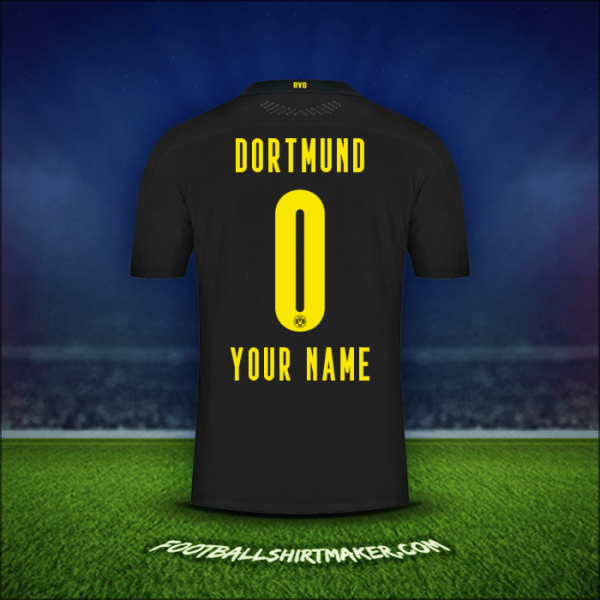 Shirt Borussia Dortmund 2020/21 Away -  your name - 0