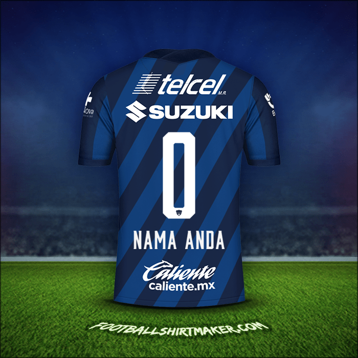 Jersey Pumas UNAM 2020/21 Alternatif -  nama anda - 0