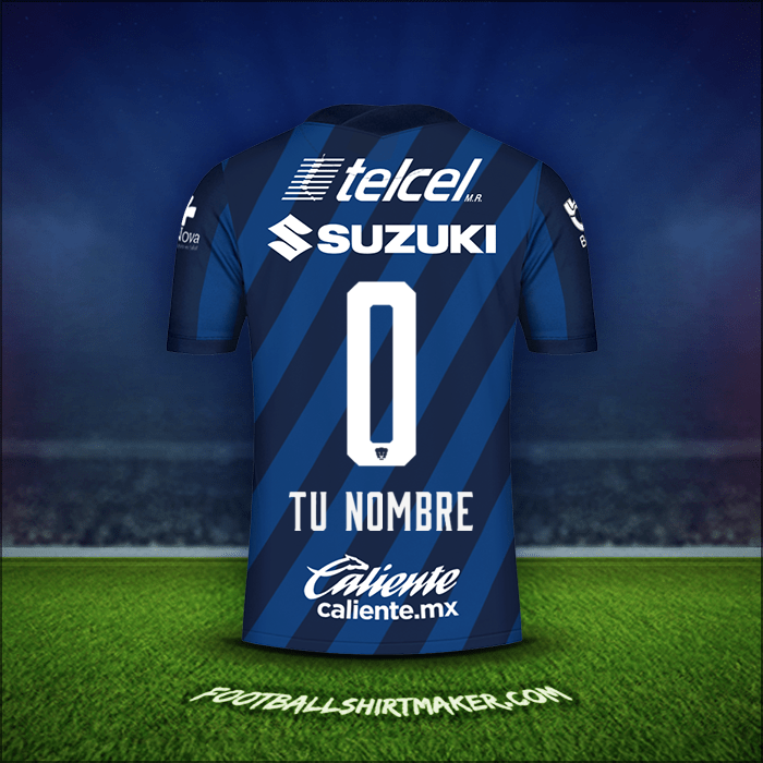 Camiseta Pumas UNAM 2020/21 Visita -  tu nombre - 0