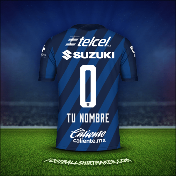 Camiseta Pumas UNAM 2020/21 Visita -  tu nombre - 0