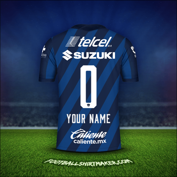 Jersey Pumas UNAM 2020/21 Away -  your name - 0