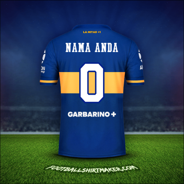 Jersey Boca Juniors 2020/21 -  nama anda - 0
