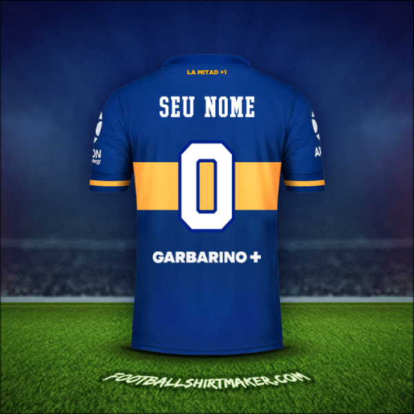 Camisa Boca Juniors 2020/21 -  seu nome - 0