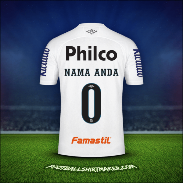 Jersey Santos FC Libertadores 2020 -  nama anda - 0