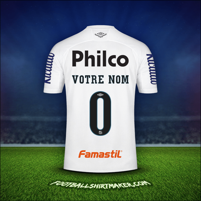Maillot Santos FC Libertadores 2020 -  votre nom - 0
