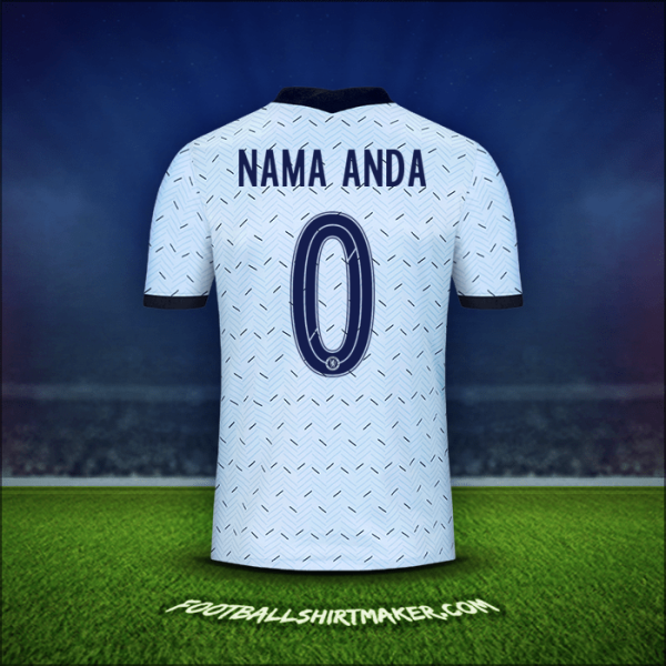 Jersey Chelsea Cup 2020/21 Alternatif -  nama anda - 0
