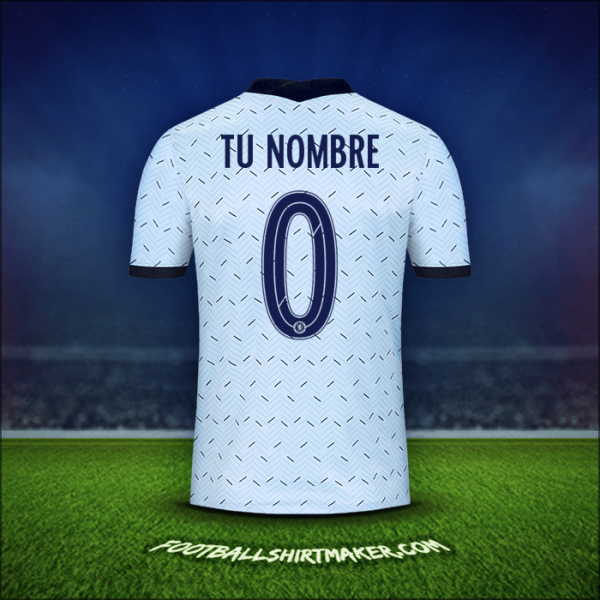Camiseta Chelsea Cup 2020/21 Visita -  tu nombre - 0
