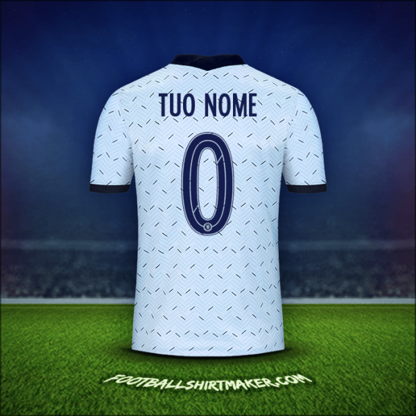 Maglia Chelsea Cup 2020/21 Seconda -  tuo nome - 0
