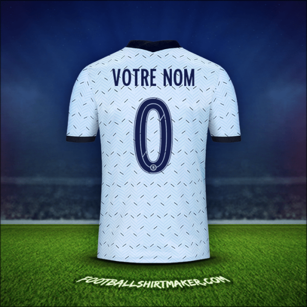 Maillot Chelsea Cup 2020/21 Extérieur -  votre nom - 0