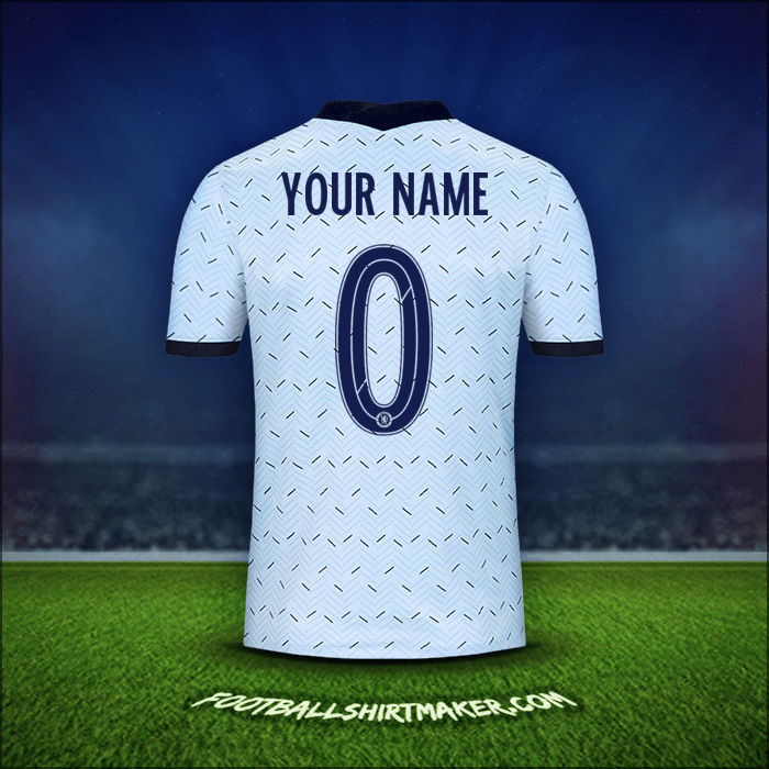 Jersey Chelsea Cup 2020/21 Away -  your name - 0