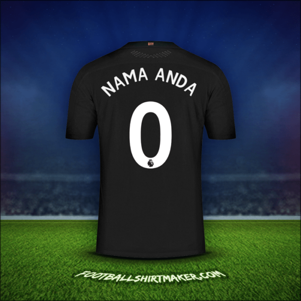 Jersey Manchester City 2020/21 Alternatif -  nama anda - 0
