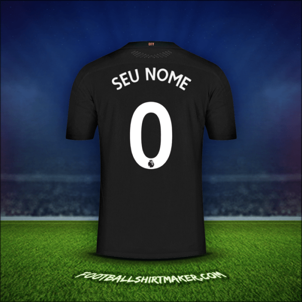 Camisa Manchester City 2020/21 Alternativa -  seu nome - 0
