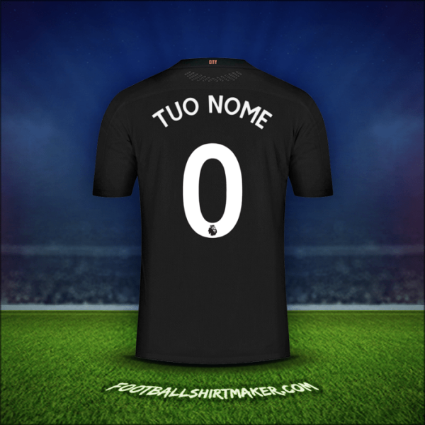 Maglia Manchester City 2020/21 Seconda -  tuo nome - 0