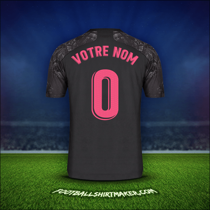 Maillot Real Madrid CF 2020/21 Troisième -  votre nom - 0