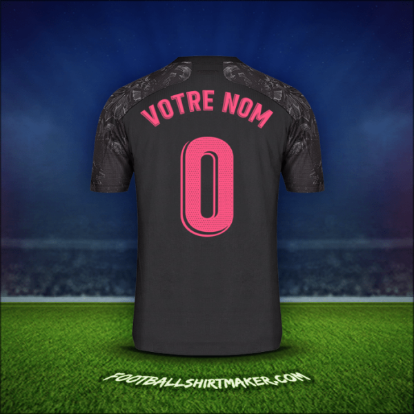 Maillot Real Madrid CF 2020/21 Troisième -  votre nom - 0