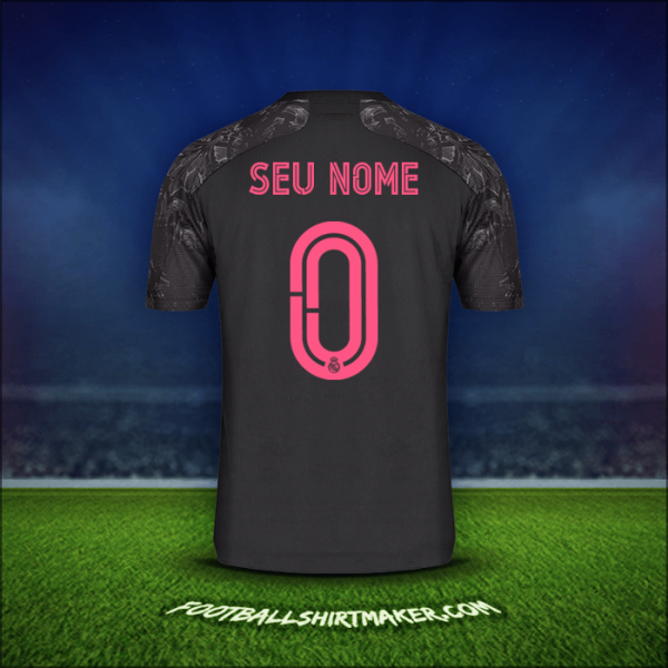Camisa Real Madrid CF Cup 2020/21 Terceira -  seu nome - 0