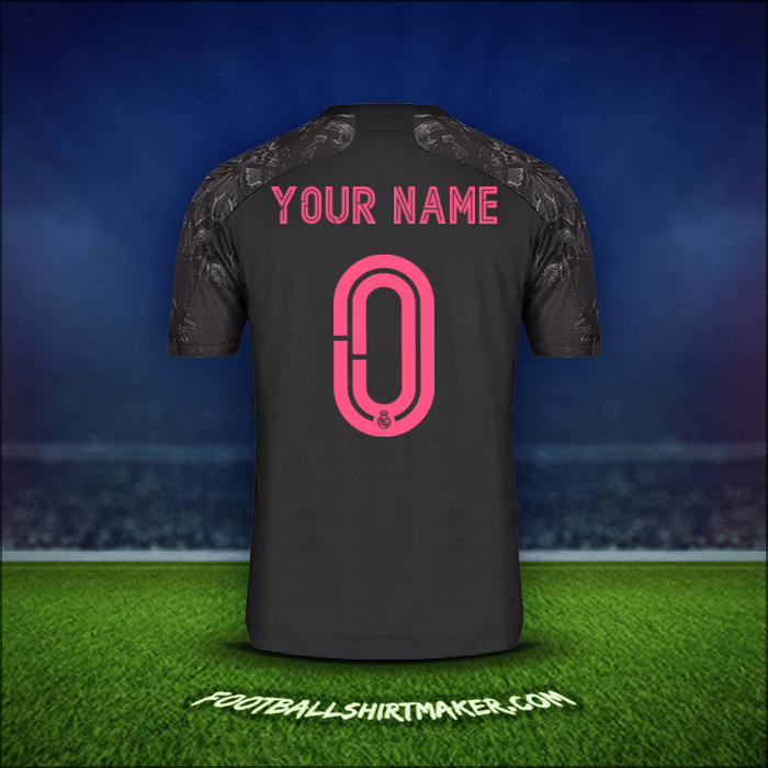 Jersey Real Madrid CF Cup 2020/21 Third -  your name - 0