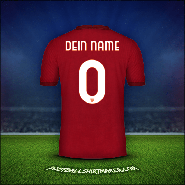 Trikot AS Roma Cup 2020/21 -  dein name - 0