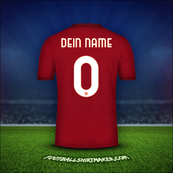 Trikot AS Roma Cup 2020/21 -  dein name - 0