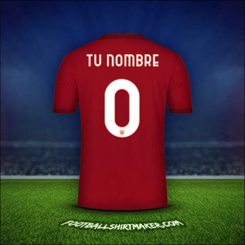 Jersey AS Roma Cup 2020/21 -  tu nombre - 0