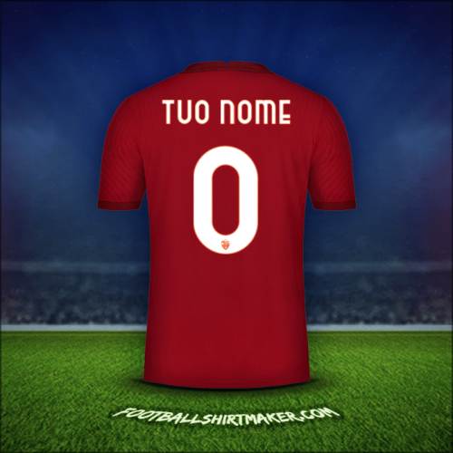 Maglia AS Roma Cup 2020/21 -  tuo nome - 0