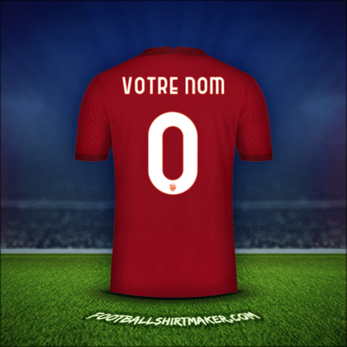 Maillot AS Roma Cup 2020/21 -  votre nom - 0