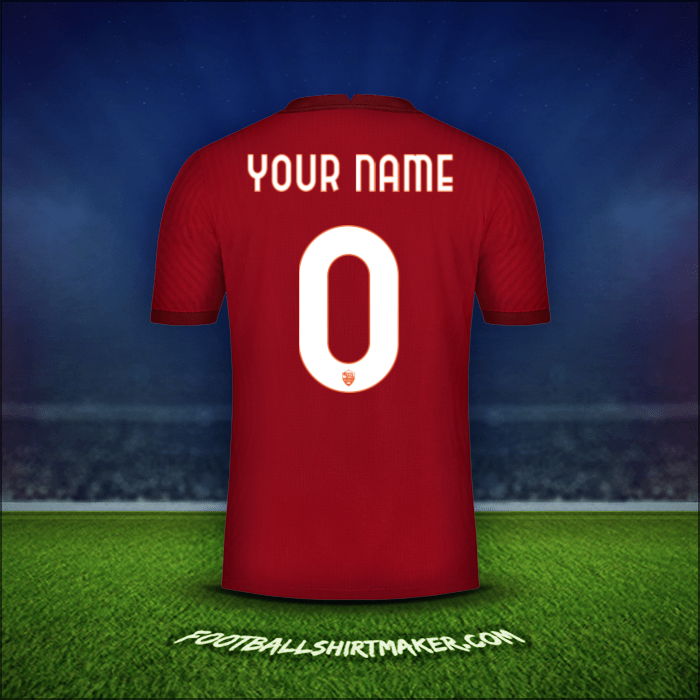 Shirt AS Roma Cup 2020/21 -  your name - 0