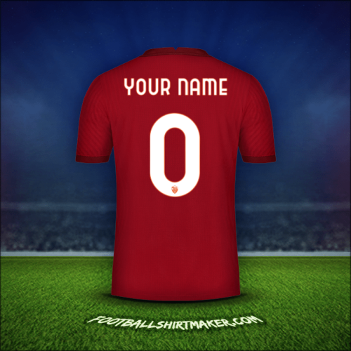 Jersey AS Roma Cup 2020/21 -  your name - 0