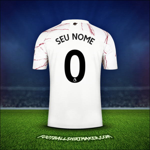 Camisa Arsenal 2020/21 Alternativa -  seu nome - 0