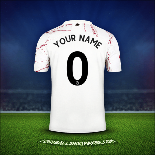Shirt Arsenal 2020/21 Away -  your name - 0